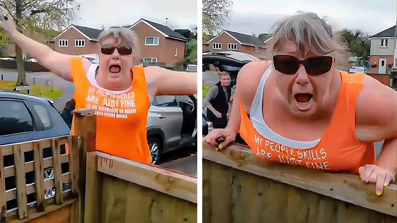Worst Neighbors From Hell Caught On Camera ! - YouTube