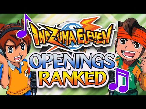 All Inazuma Eleven Openings RANKED! (Top 33 T-Pistonz Game & Anime Songs)