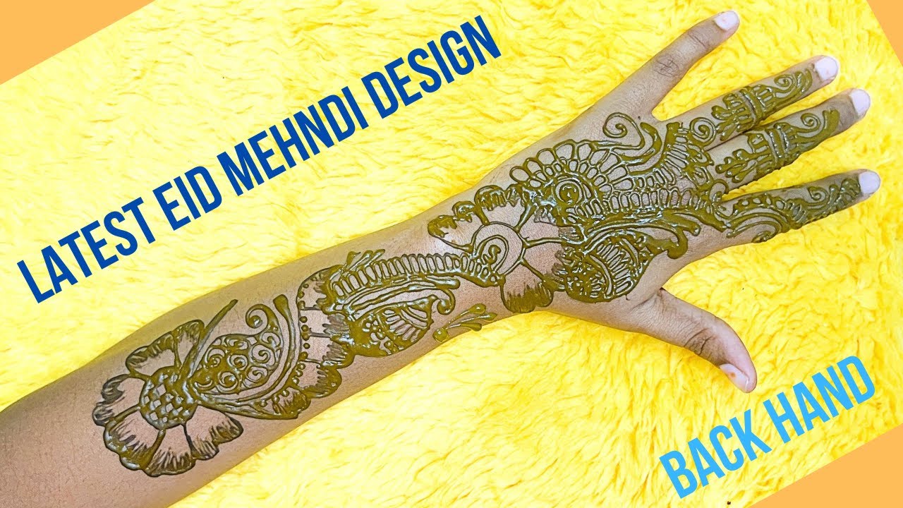 Latest Eid Mehndi Design 2023 Simple Henna Designs YouTube