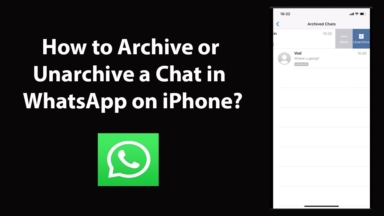 Jak se dostat do archivu WhatsApp?