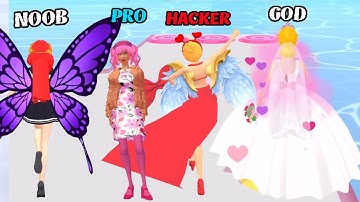 NOOB vs PRO vs HACKER vs GOD - Bridal Rush , Dancing Hair ...