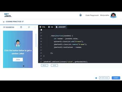 CODING PRACTICE 17 Random Joke Page