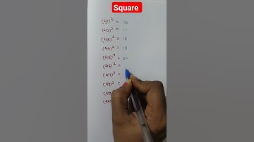 Square Trick 🤫 #mathematics #squarenumber #youtubeshorts #shortsfeed #mathshorts