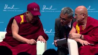 The Dalai Lama talks about aging at the University of Lausanne - Part 1 [VO]