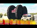 Police Spike Strip Crashes #31 - Beamng drive