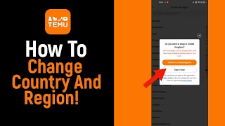 How to Change Country And Region on Temu [NEW]