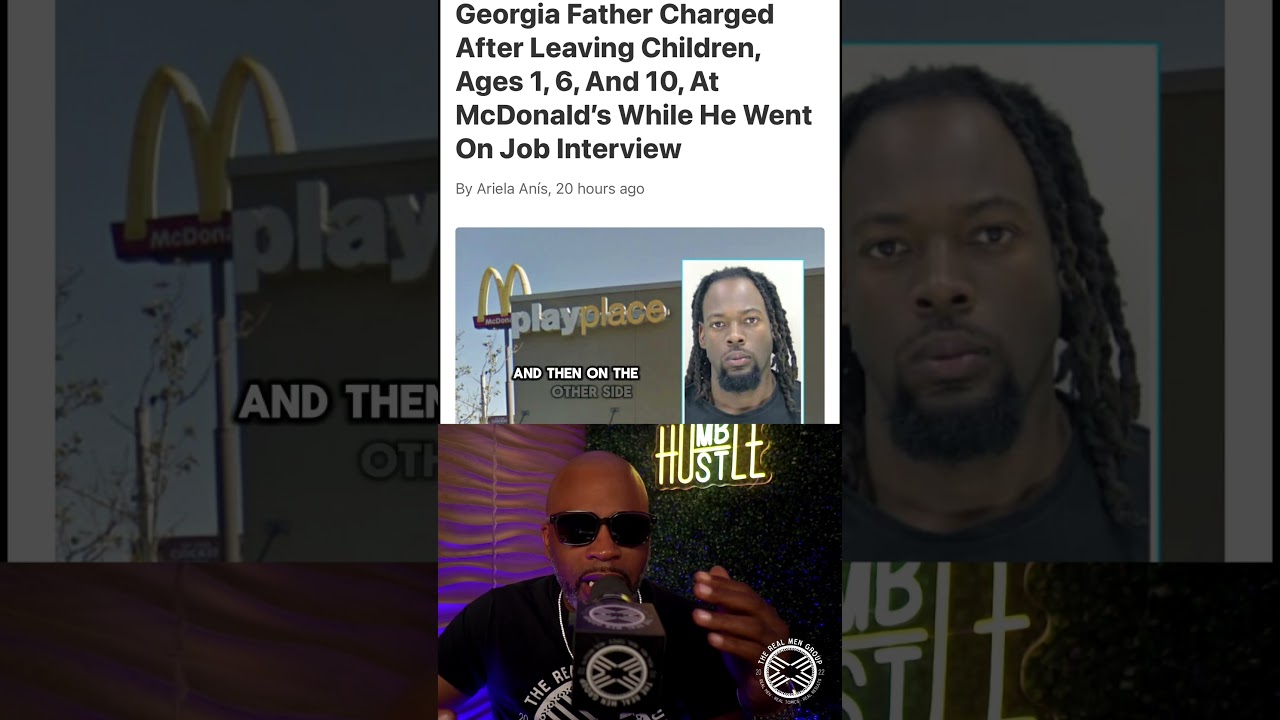 Georgia Dad Arrested After Leaving Kids at McDonald’s for Job Interview! #story #news #father
