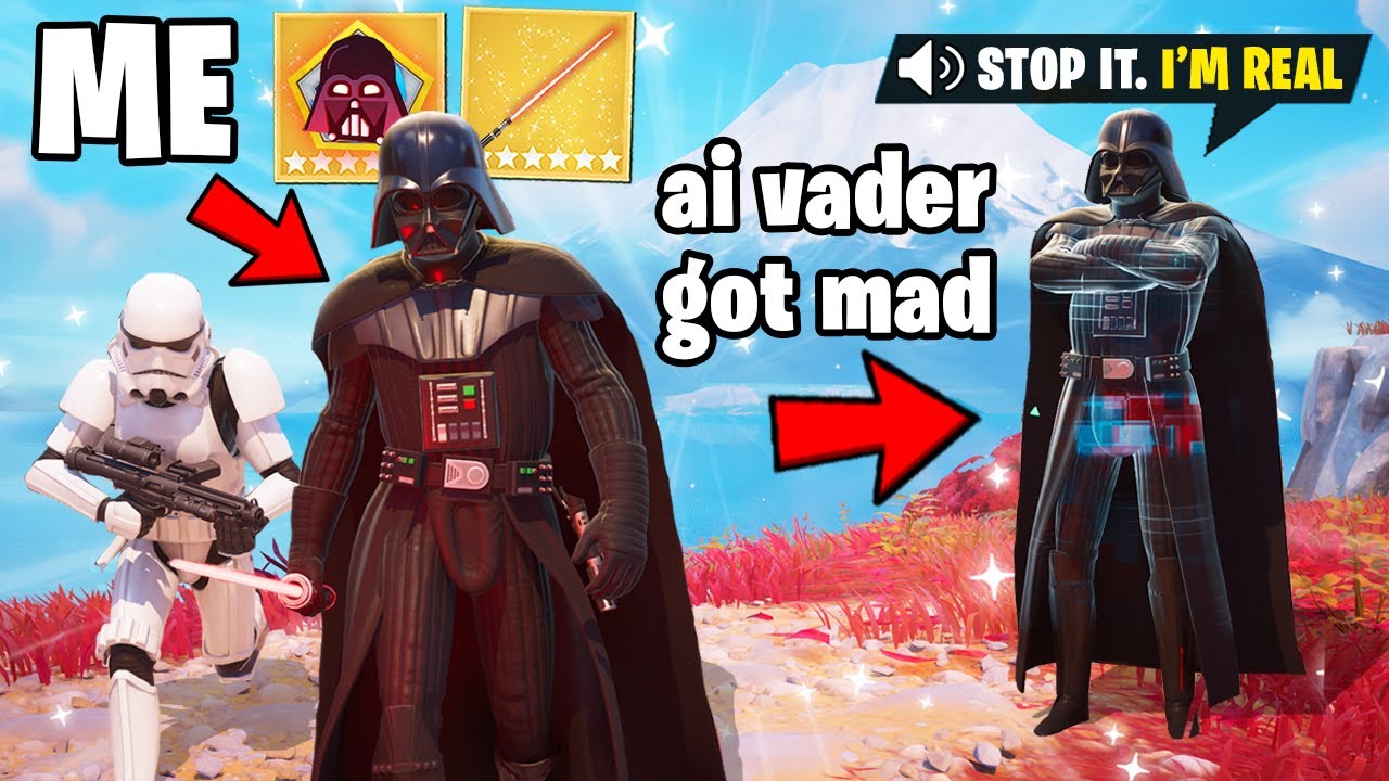 I Pretended I'm *DARTH VADER* in Fortnite