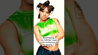 Remembering Lisa "Left Eye" Lopes of TLC. Sending love to her family, Tboz and Chili. #mothaknows