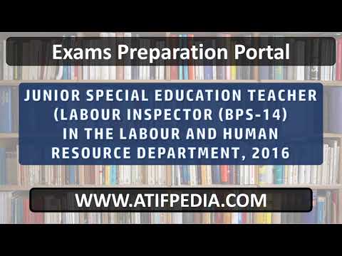 PPSC Labour Inspector