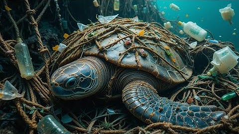 Rescue Divers Save Giant Sea Turtle Trapped in Deadly Ghost Nets 🌊🐢 | Emotional Ocean Rescue #animal