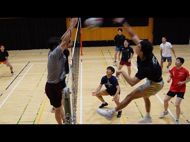 バレーボール】とある日の練習風景 - YouTube
