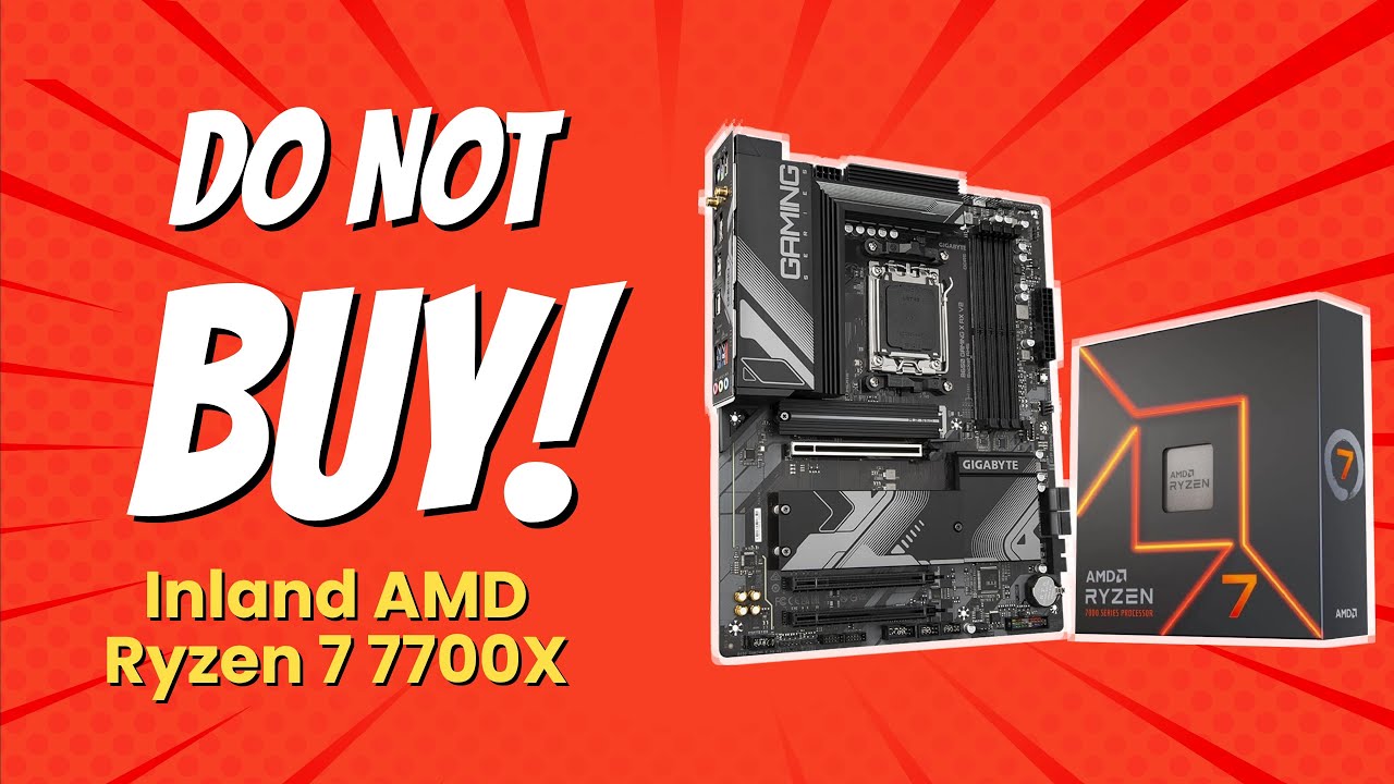 INLAND Ryzen 7 7700X + B650 Gaming X AX V2 Review | 9 Reasons NOT