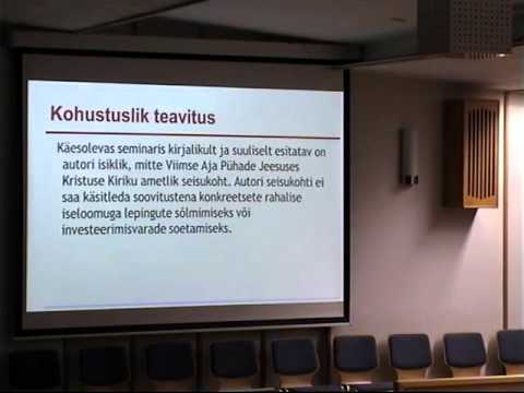 Finantsseminar 2.1. - miks me säästame, kindlustame ja investeerime?