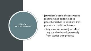 Journalism Intro to MCOM Part 2