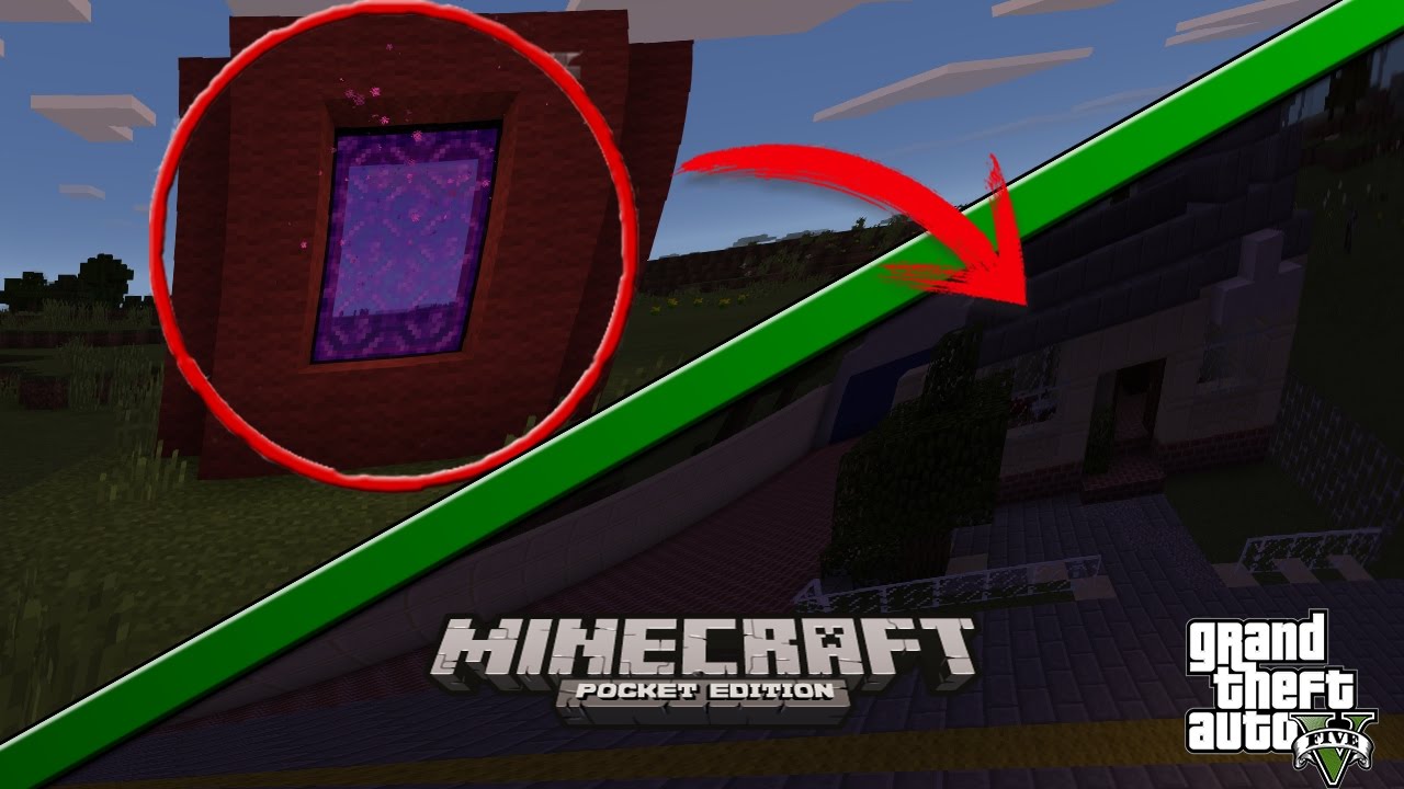 Como Hacer Un Portal En Minecraft Pe