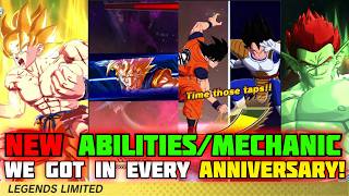 New Abilities/Mechanic We Got In Every Anniversary In Dragon Ball Legends