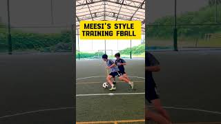 #Messi's style skill Football Training talent #Short