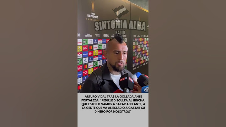 Arturo Vidal lamentó la derrota ante Fortaleza  #colocolo #copalibertadores #futbol