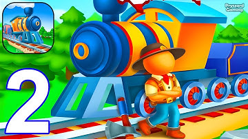 Stickman American Railway Adventure - Gameplay Walkthrough Part 2 Stick Railway Empire Game