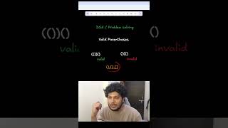 Valid Parentheses tradeoff DSA Problem solving #dsa #java #coding #programming #it #javadeveloper