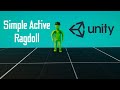 Simple Active Ragdoll Unity3D!