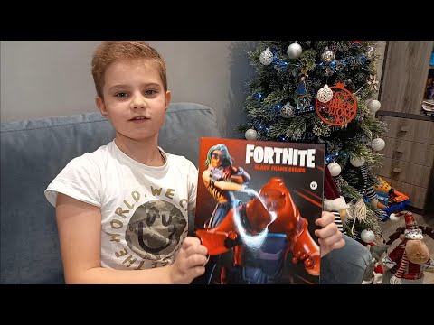 Обзор журнала FORTNITE BLACK FRAME SERIES наклейки