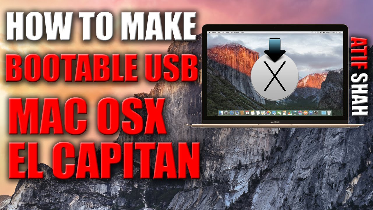 clean install el capitan usb