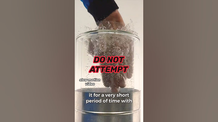 How long can I keep my hand in liquid nitrogen?