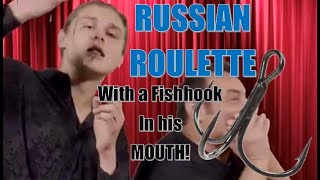 Top Mentalist Anthony Presciutti plays Game of Russian Roulette with a Sharp Fishhook in His Mouth!"