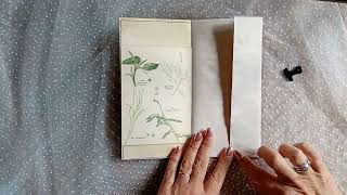 Junk Journal pop up floral centre using a printable from @myporchprints-junkjournals