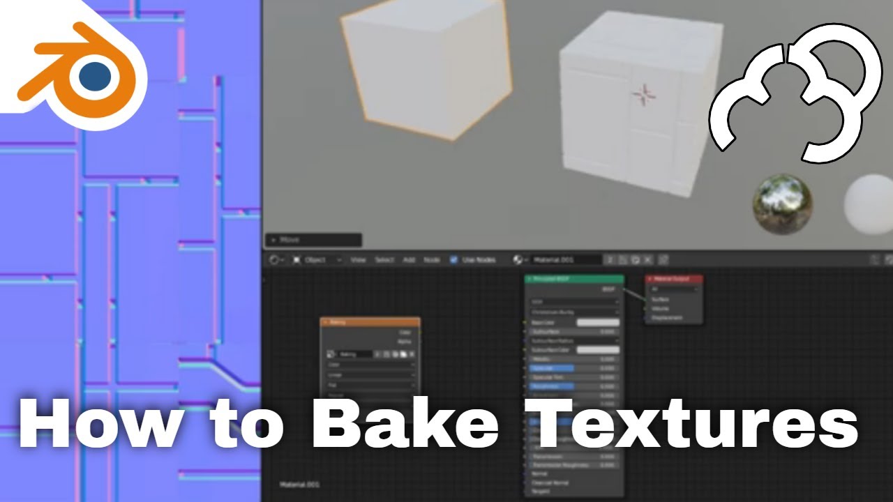 How to bake textures in Blender