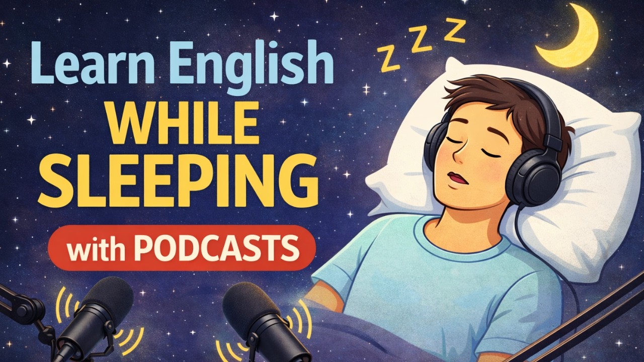 🌙 Learn English While You Sleep | Calm Podcasts on Life, Money & Focus (A2–B1)