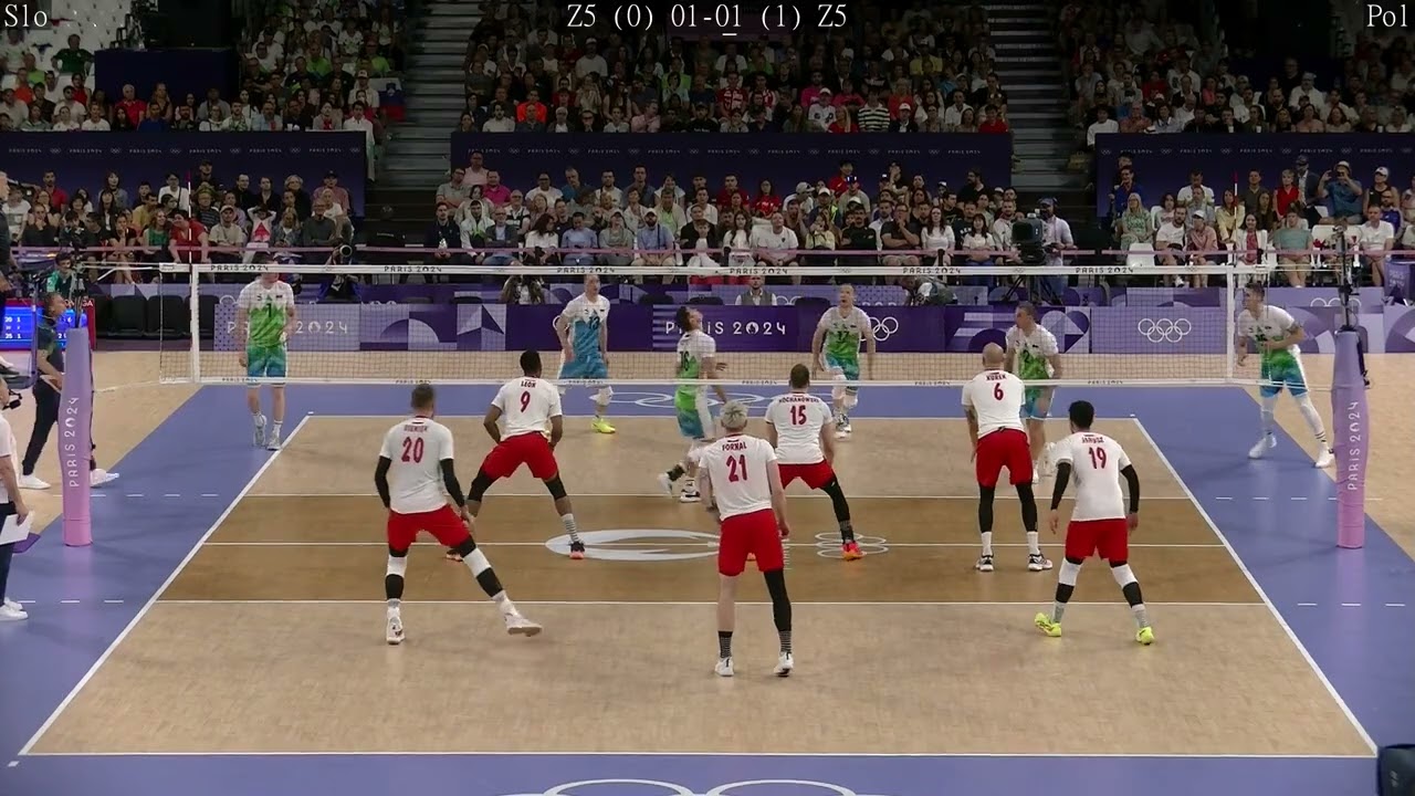 Volleyball Poland - Slovenia Quarterfinal FULL Match Paris Olympics