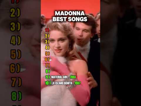 Madonna 10 Best Pop Songs Popmusic Madonna Music 