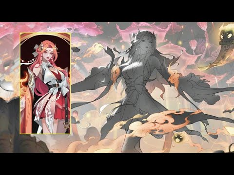 貂蝉五五开黑节新皮肤【唤灵魅影】海报曝光！学姐召唤术玩挺好！