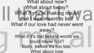What About Now - Daughtry with Lyrics