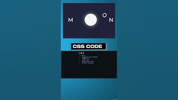 Moon Animation using html css #coding #programming #html #css