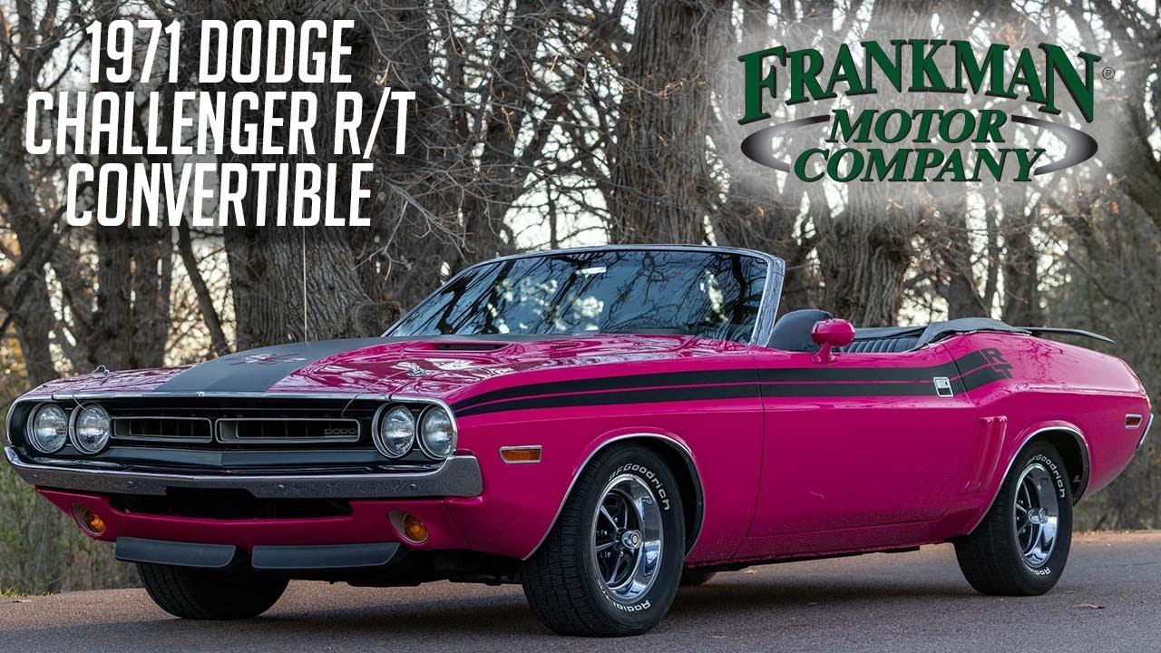 RARE! 1971 Dodge Challenger Convertible: 440 V8! - Frankman Motor