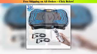 Bluetooth Vibration Plate Exercise Machine With Remote Control, Whole Body Workout Vibration