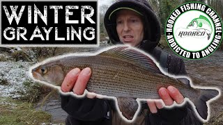 Winter Grayling Fishing Trotting Maggots on the River Wharfe
