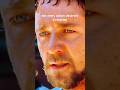 Sometimes doing nothing is better than doing somethin. #emotionalshorts #gladiator #russellcrowe