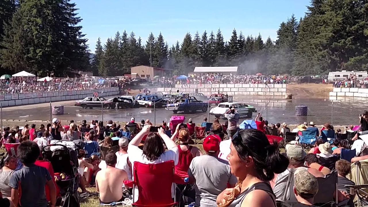 4th of July Demolition Derby, Forks Wa YouTube