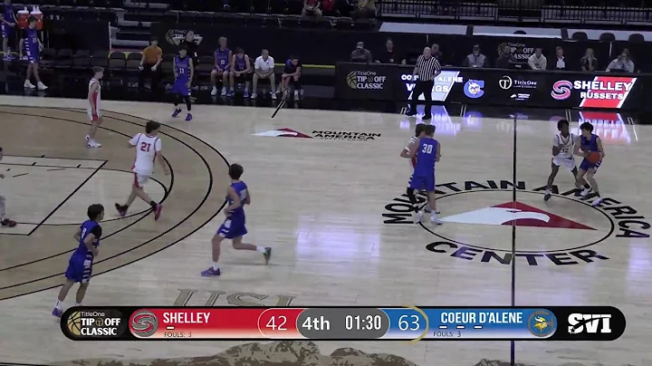 Boys Basketball: Shelley vs. Coeur D'Alene - Day 2