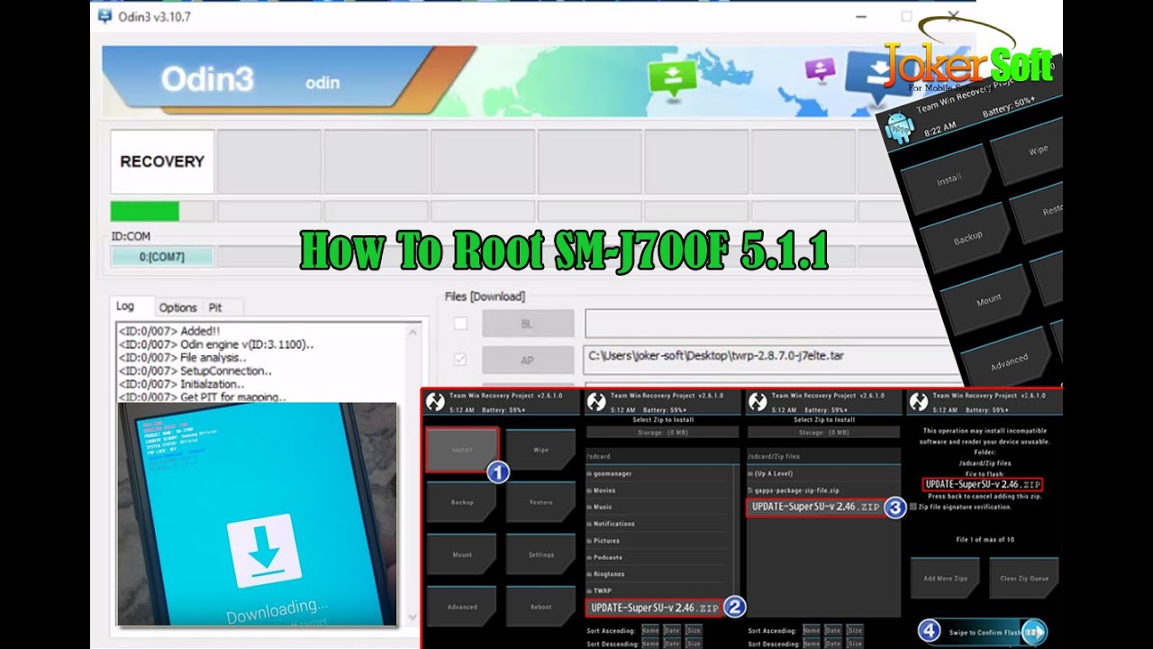 How To Root Samsung J7 SM-J700F 5.1.1