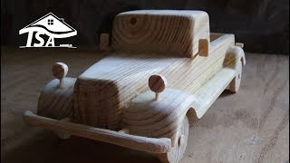 How to make a wooden model car