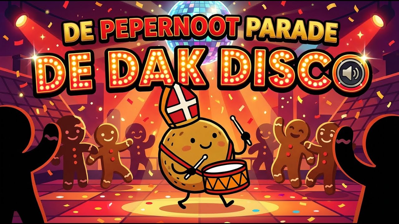 De Pepernoot Parade - De Dak Disco 🎵 Sinterklaas Liedjes 2025 | Kinderliedjes