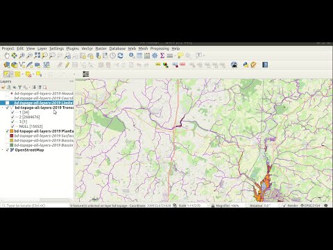 QGIS attributes tables shortcuts demo