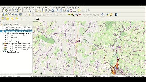 QGIS attributes tables shortcuts demo