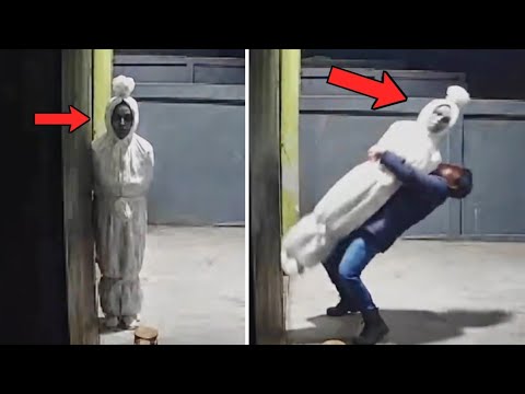 POCONG INI KENA SMACKDOWN ! 7 PENAMPAKAN HANTU TERSERAM DAN TERJELAS YANG VIRAL DI INTERNET